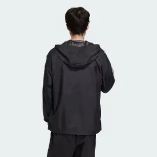 【adidas 愛迪達】外套 男款 女款 運動外套 風衣外套 亞規 U ESNT WB1 黑 HN8787