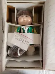 1995 Cabbage Patch Kids Bobby Joe Porcelain Collector Doll Football