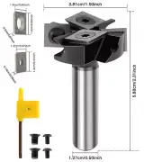 1/2" Shank Spoilboard Surfacing Router Bit Carbide Woodworking Slab Flatteningㄨ