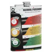 8 oz "Alcohol Poisoning" Hip Flask