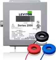 Leviton 2K480-2SW 2000 Indoor Meter Kit 277/480V 3P4W 200A w/ 3 Solid Core CTs