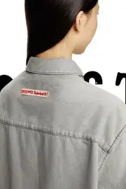 [Diesel] Diesel - Check and bleach-effect denim shirt - Denim Shirts - Unisex - Multicolor L Multicolor