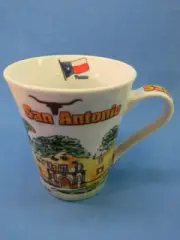 Cup Tea Coffee Mug ~ SAN ANTONIO, Texas ~ Colorful Scenes of Alama, Mariachi +