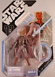 HAN SOLO ( 2007) STAR WARS (30TH ANN) McQUARRIE CONCEPT ACTION FIGURE #47 + COIN