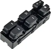 Electric window switch For Hyundai for Sonata 2011-2014 Black/Beige Power Window Regulator Button Control for Master Switch 93570-3S000(Big Black)