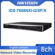Hikvision iDS-7608NXI-I2/8P/X 4K 12MP 8CH 8PoE 2SATA 1U DeepinMind H.265+ NVR