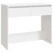 vidaXL Console Table White 89x41x76.5 cm Engineered Wood