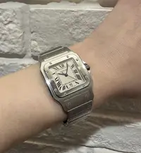 在飛比找Yahoo!奇摩拍賣優惠-Cartier 卡地亞 Santos Galbee 29mm