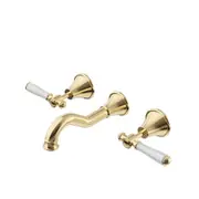 Clasico Brass Bath Set Ceramic Handle Brushed Gold/Brushed Nickel/Chrome/Matt Black