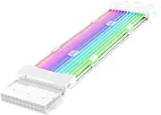 PSU ARGB Extender, Cable Extension Kit, ATX Power Cable, Multipurpose F ATX Extension, 24 Pin PSU Cable Color Mode, Wire Extension Kit With Addressable Design, Cable