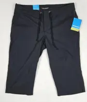 Columbia Women's Omni-Shield Anytime Outdoor Capri Pants Black Size 14 NWT