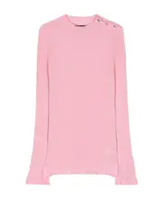 Versace Kids Crewneck Ribbed-Knitted Jumper 12,14Y,10Y Pink