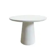 Modern Furniture ROCCO Indoor & Outdoor Dining Table 80cm - White Concrete