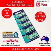 5x MURATA (exSONY) SR920SW 371 1.55v Button Coin Cell Silver Oxide Battery Watch