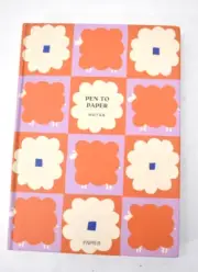 Papier Pen To Paper Notes Hardcover Journal Notebook Orange/Purple/Cream