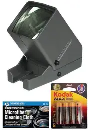 Medalight 35mm Desk Top Portable LED Negative and Slide Viewer + AA Batteries +