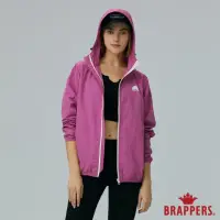 在飛比找momo購物網優惠-【BRAPPERS】男女同款-防潑水連帽外套(紫紅)