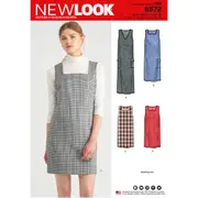 New Look Sewing Pattern 6572 Misses' Jumper Dress