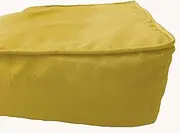 Box Cushion Cover- Square Patio Seat Chair Indoor Cushion Cover Polyester Metallic Gold