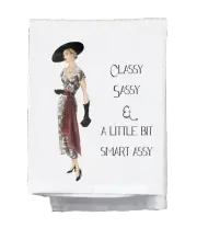 Sassy Talkin Towels: Classy, Sassy, & Smart Assy (SG-DT-301)