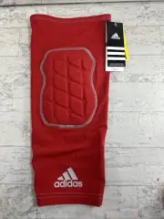 1- Size L NEW Adidas Techfit Climacool Ironskin Red Knee Sleeve Pad Leg Sports