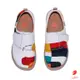 uin 西班牙原創設計 童鞋 黏帶 帆布鞋 延伸彩繪休閒鞋K1010053