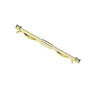 Square Head Collar Clips Necktie Tie Clips Collar Bar Shirt Stay Tie Pins