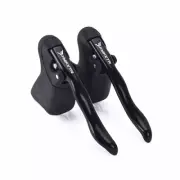 Road Bike Brake Lever Drop Bar Lever TT Bar End Short-Pull Levers Black