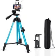 Phone Tripod 360 Panorama Pan Head, Blue