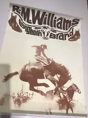 RM WILLIAMS LONGHORN POSTER,BIG 420x300BOOTS,SHIRTS RMW RODEO HORSE Rm Williams1