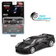 Mini GT 1:64 - 2020 Chevrolet Corvette Stingray (Black) #153