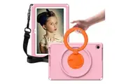Handle Shockproof EVA Tablet Case for Lenovo Tab M10 HD 10.1 Inch 2022 (3rd Gen) with Shoulder Strap-Pink