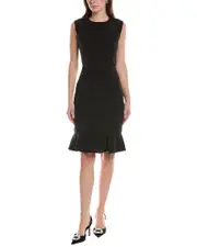 Anne Klein Ruffle Hem Sheath Dress