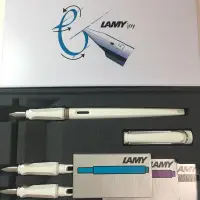 在飛比找蝦皮購物優惠-LAMY Joy喜悅系列 白桿銀夾鋼筆 禮盒組＊附三種筆尖和