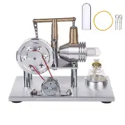 Educational Stirling Engine Model Science Toy Gift Tools with Alcohol Burner C