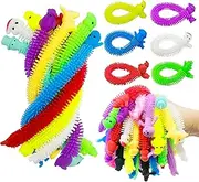24 Pack Holiday Stretchy Strings Sensory Fidget Toys Pack with Santa Claus,Snowman,Elk,Great for Kids Students Stress Relief and Anti-Anxiety Toys Assortment Christmas Party Favors (Christmas)