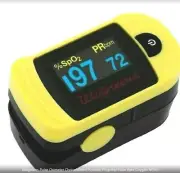 New! FINGER TIP PULSE OXIMETER COMFORT FIT MEASURES OXYGEN LEVEL & PLUSE RATE