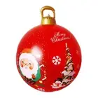 60CM Snowman Ball PVC Inflated Toy Ball Colorful Large Porch Courtyard Ornaments