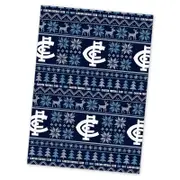 AFL: Carlton - Xmas Wrapping Paper