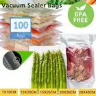 100/200 Vacuum Sealer Bags Food Saver Bag Seal Storage Bags Commercial Grade NEW