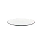 Falcon Enamel Side Plate 20cm White/Grey Rim