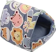 FONDOTIN Comfortable Hamster House Cozy and Sturdy Chinchilla Nest for Pets Warm Winter Bed Hamster Accessory for