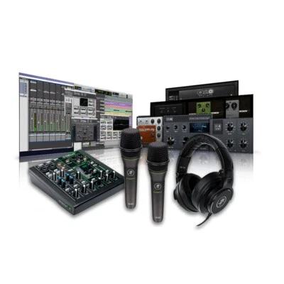 Mackie Performance Pack PROFX6 2 x Dynamic Mic's MC-150 Headphones