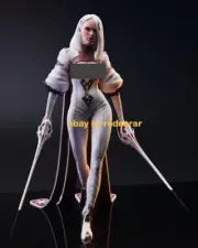 1/8 1/6 Exposed Swordsman Mikeo 3D Print Figure Kit Unpained Unassembled GK