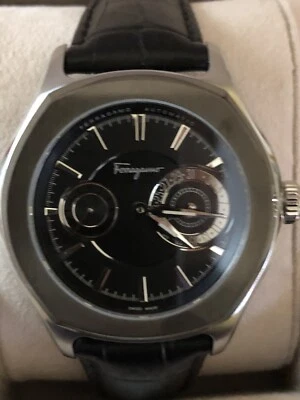 FERRAGAMO 44MM LUNGARNO, LIMITED EDITION SWISS MADE AUTOMATIC, MODEL # FQ1070013