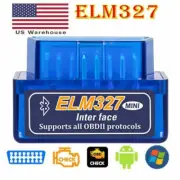 2025ELM327 Bluetooth Auto Diagnostic Tool OBDII Scanner Adapter OBD2 Code Reader