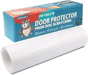 Door Protector from Dog Scratching, Clear Vinyl Dog Scratch Door Protector Heavy Duty Anti Claw Shield Guard for Wall Window Furniture
