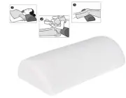 SOFA Half Moon BED PILLOW MEMORY FOAM BACK SUPPORT ACID REFLUX RAISED