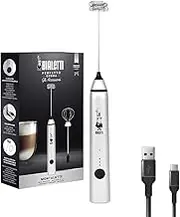 Bialetti Whipper Adjustable 3 Levels Double Whisk USB Charging Stainless Steel