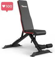 Workout Bench Adjustable Weight Bench Press (9x4x3 Positions)s – 700lbs Capacity